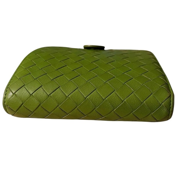 Bottega Veneta Bifold wallet Green Intrecciatro Italy - Picture 3 of 16